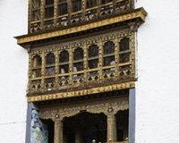 Punakha Dzong, palazzo fortificato fondato nel 1637 Foto n. POA6830