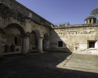 Chiesa e Convento delle Cappuccine in Antigua Guatemala - patio secondario Foto N. IMG9823