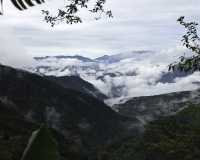 Nuvole sulla strada per Sagada, isola di Luzon Foto n. 6879