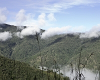 Nuvole sulla strada per Sagada, isola di Luzon Foto n. 6889