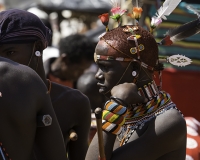 Mercato Samburu  prima ddi Lodugokwe sulla strada per Mararal Foto n. POA0252