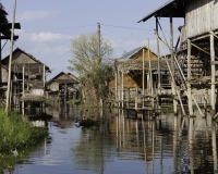 Pauk Pa villaggio su Palafitte sul Lago Inle Foto n. AOK8750