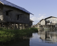 Pauk Pa villaggio su Palafitte sul Lago Inle Foto n. AOK8761