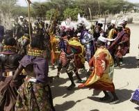 Matrimonio nel villaggio di Neputi vicino Lago Turkana Foto n. AOK6182