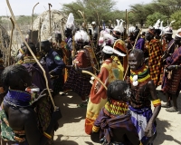 Matrimonio nel villaggio di Neputi vicino Lago Turkana Foto n. AOK6183