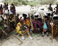 Matrimonio nel Villaggio Neputi  vicino il Lago Turkana Foto n. AOK6187