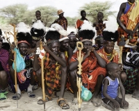 Matrimonio nel Villaggio Neputi  vicino il Lago Turkana Foto n. AOK6190