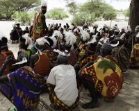 Matrimonio nel Villaggio Neputi  vicino il Lago Turkana Foto n. AOK6196