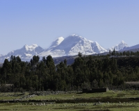 Ghiacciaio Huascaran con le 4 cime del Huandoy a sinistra Foto n. AOK2548