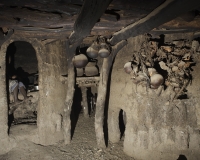 Interno di una casa fortificata Etnia Tamberna Nord Togo Foto n. AOK5396