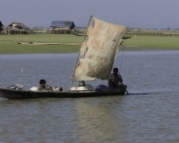 Imbarcazione lungo il Fiume Lemro per arrivare a Sittwe Foto n. AOK8979