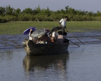 Imbarcazione lungo il Fiume Lemro per arrivare a Sittwe Foto n. AOK9015