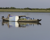 Imbarcazione lungo il Fiume Lemro per arrivare a Sittwe Foto n. AOK9016