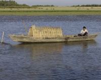 Imbarcazione lungo il Fiume Lemro per arrivare a Sittwe Foto n. AOK9018